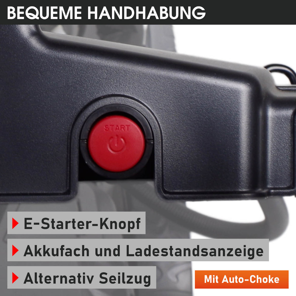 BRAST Benzin Rasenmäher 18170 ESTART SPEED