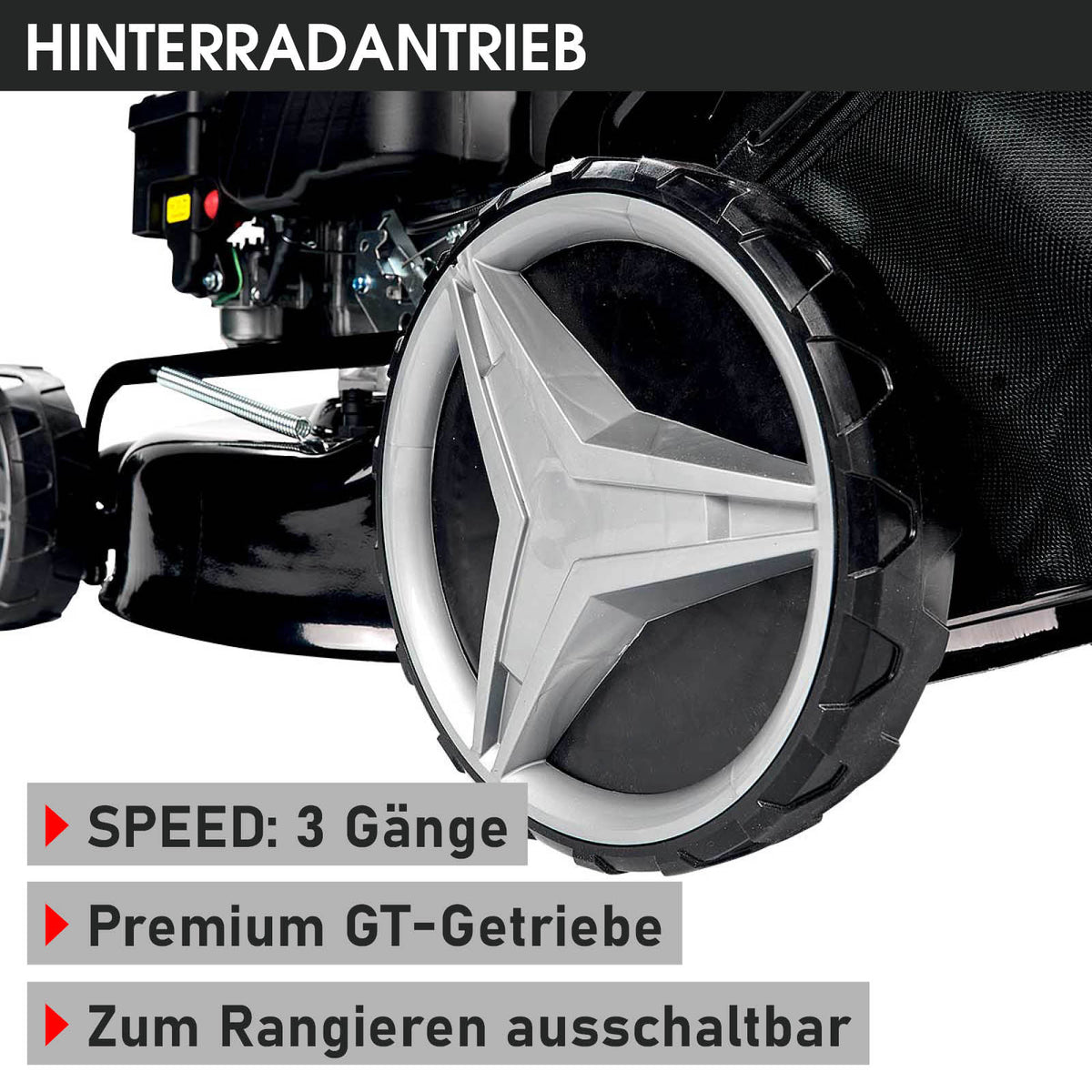 BRAST Benzin Rasenmäher 18170 SPEED