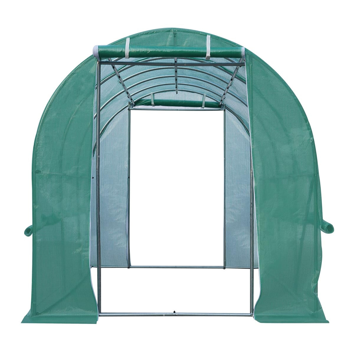 Folien-Gewächshaus 2x3m, rollbar inkl. Erdanker