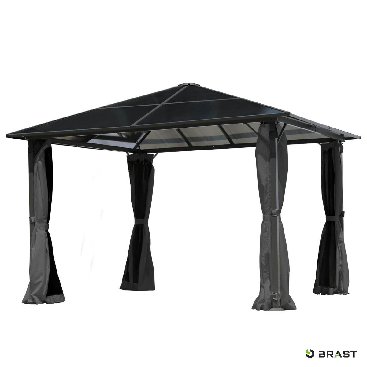 Alu-Pavillon Summerdream 3x3m grau