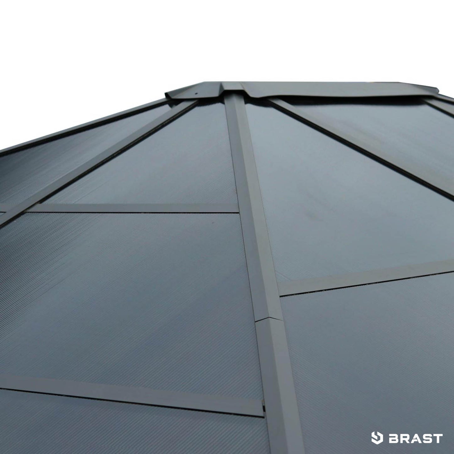 Alu-Pavillon Premium 3x4m grau