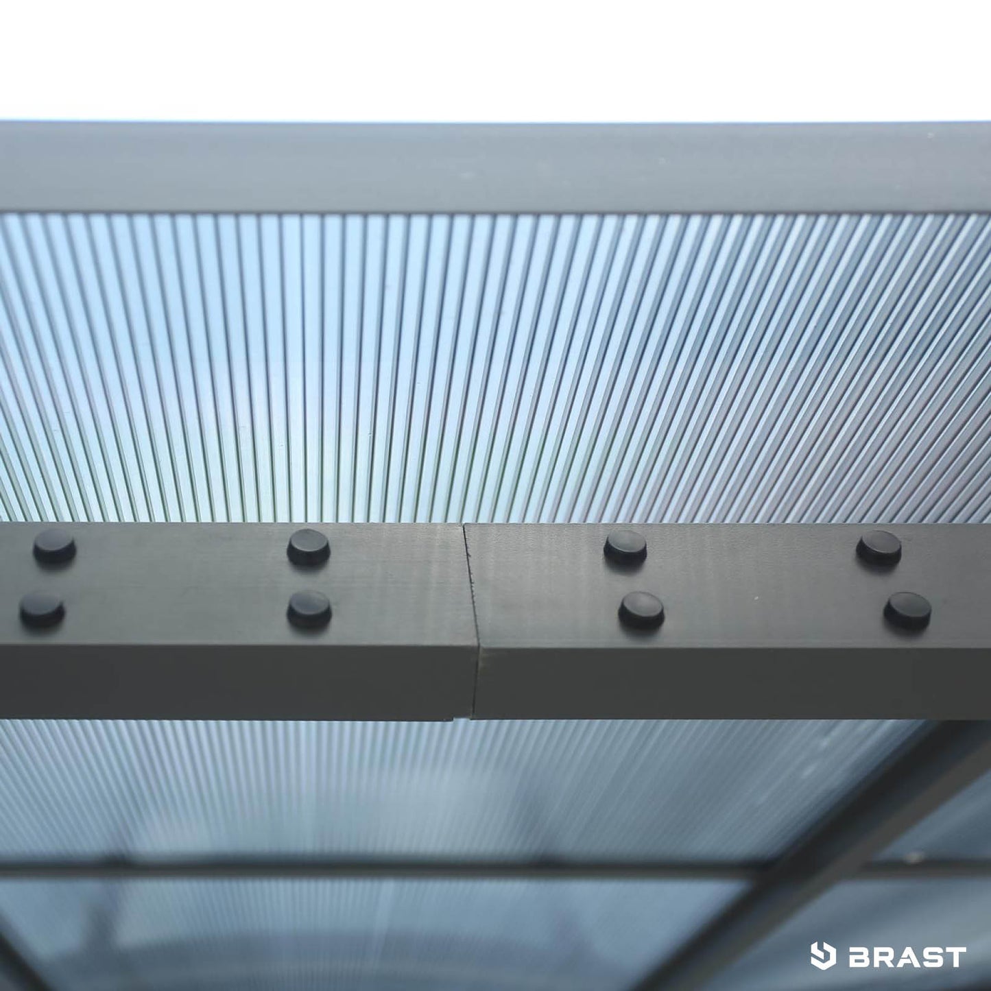 Alu-Pavillon Premium 3x4m grau