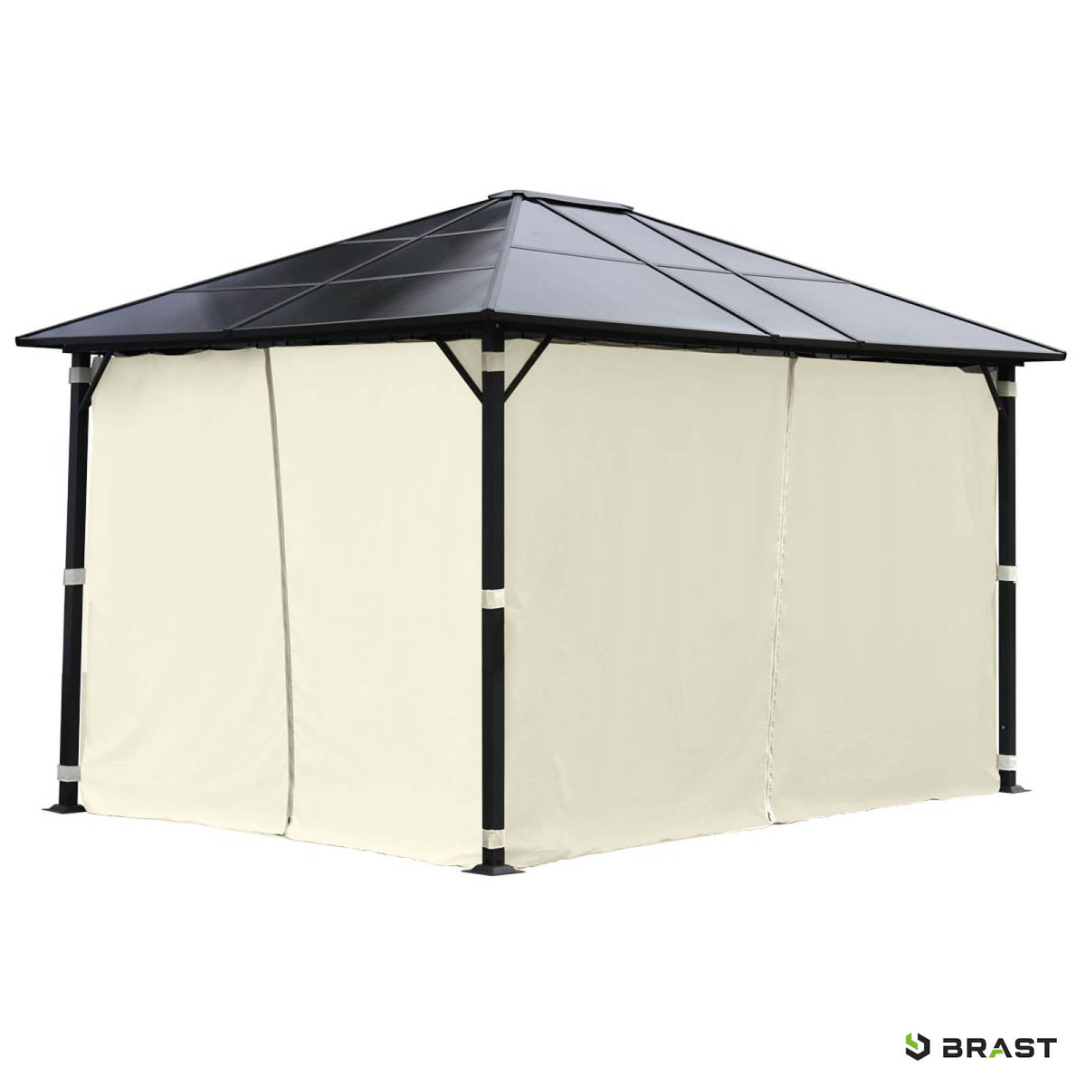Alu-Pavillon Premium 3x4m beige