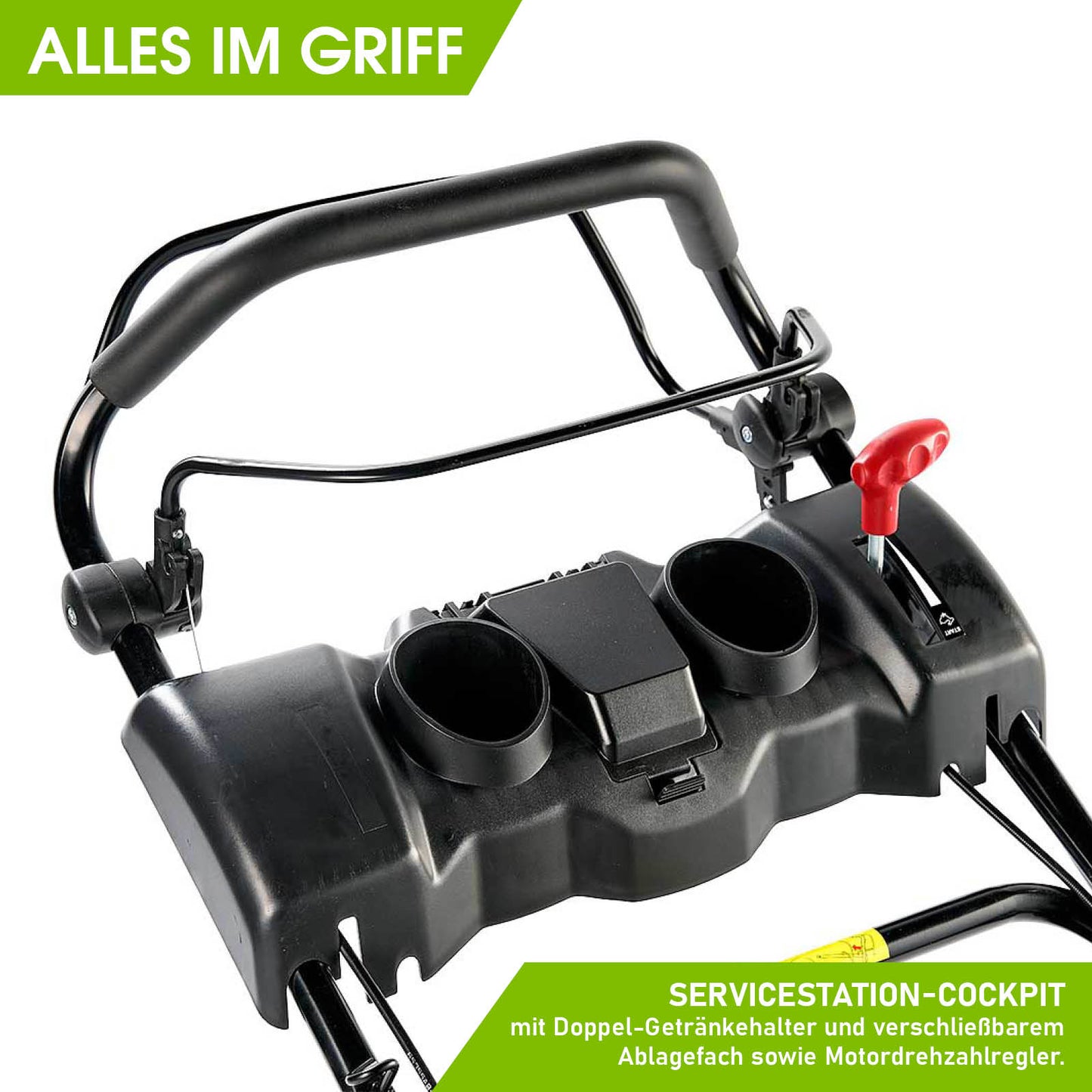 BRAST Benzin Rasenmäher 21224 POWER