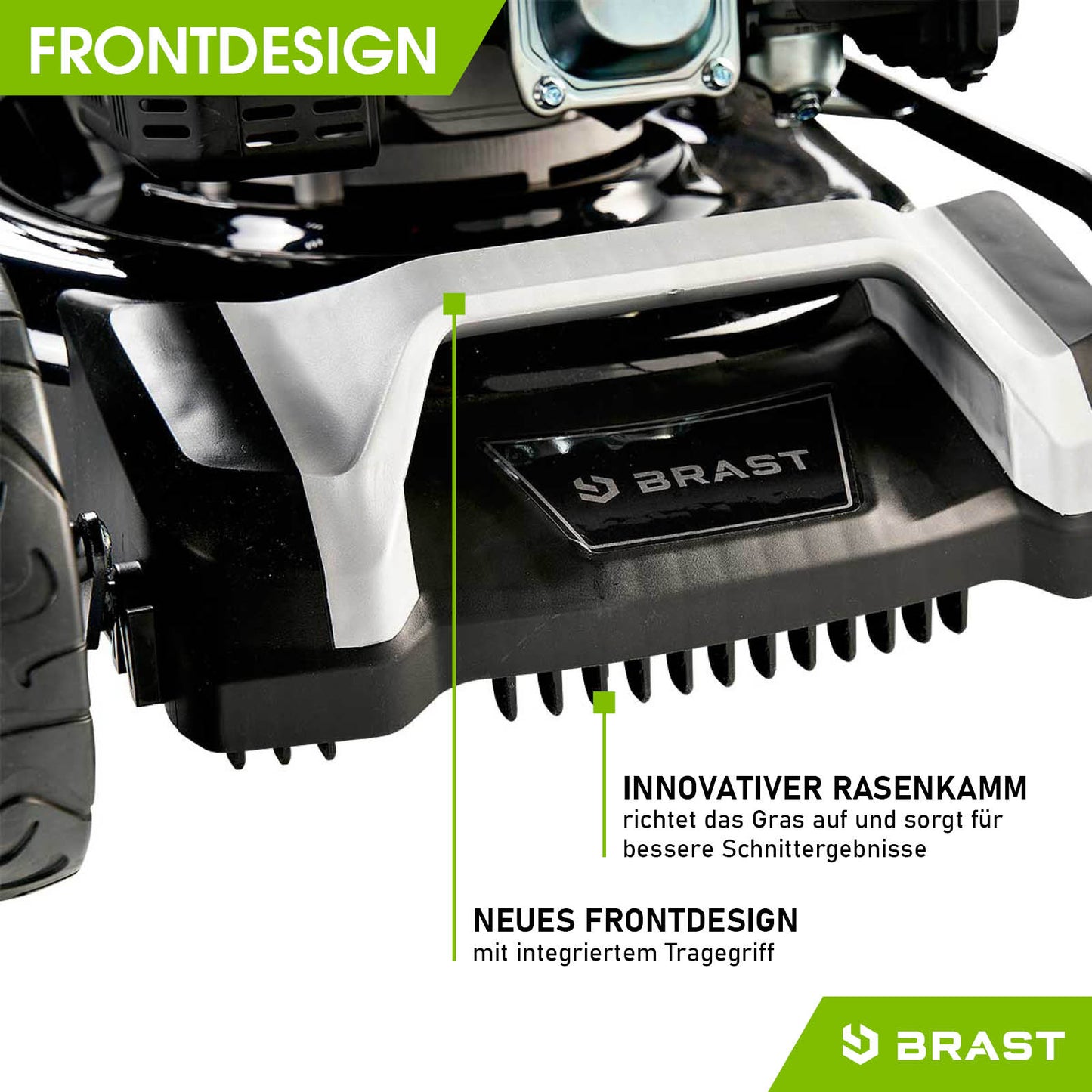 BRAST Benzin Rasenmäher 21224 POWER