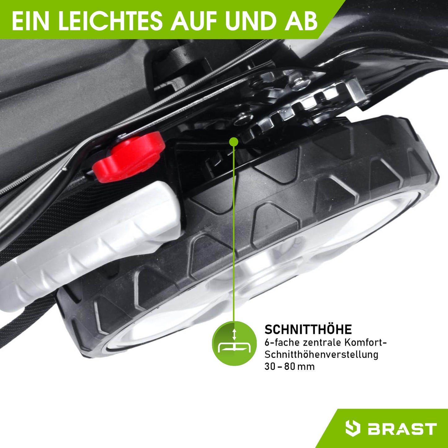 BRAST Benzin Rasenmäher 21224 POWER