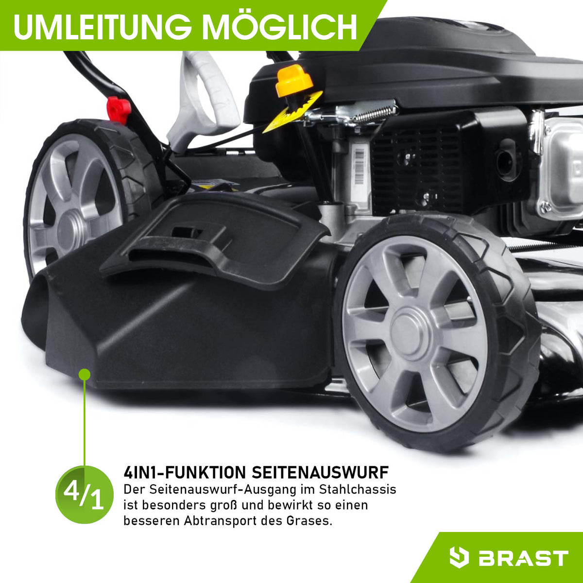 BRAST Benzin Rasenmäher 21224 SPEED