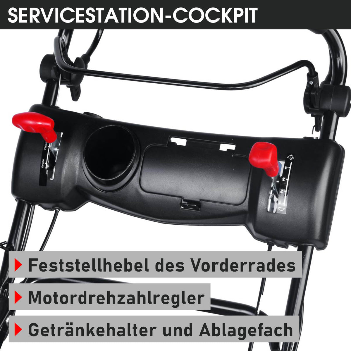 BRAST Benzin Rasenmäher 21224 Trike