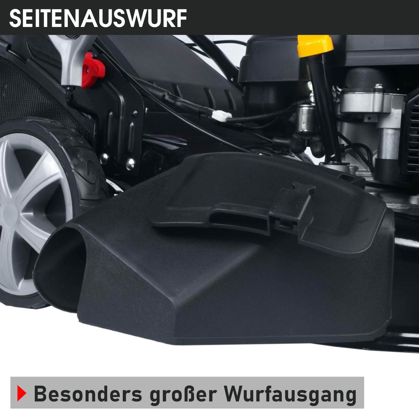 BRAST Benzin Rasenmäher 21224 Trike ESTART SPEED