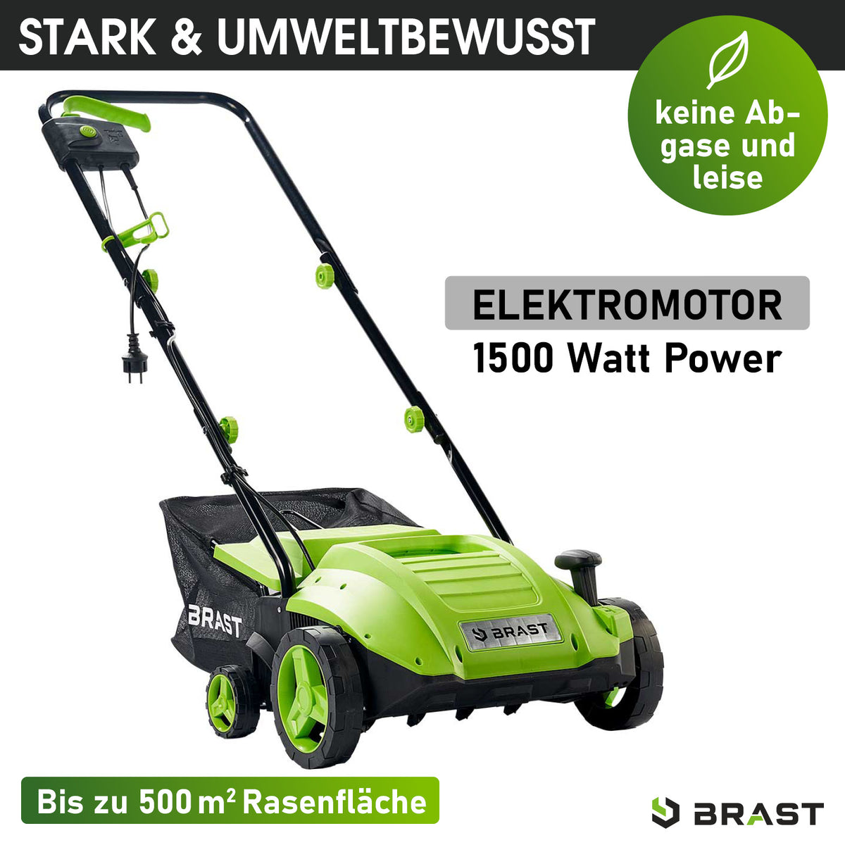 BRAST Elektro Vertikutierer 2in1 3200