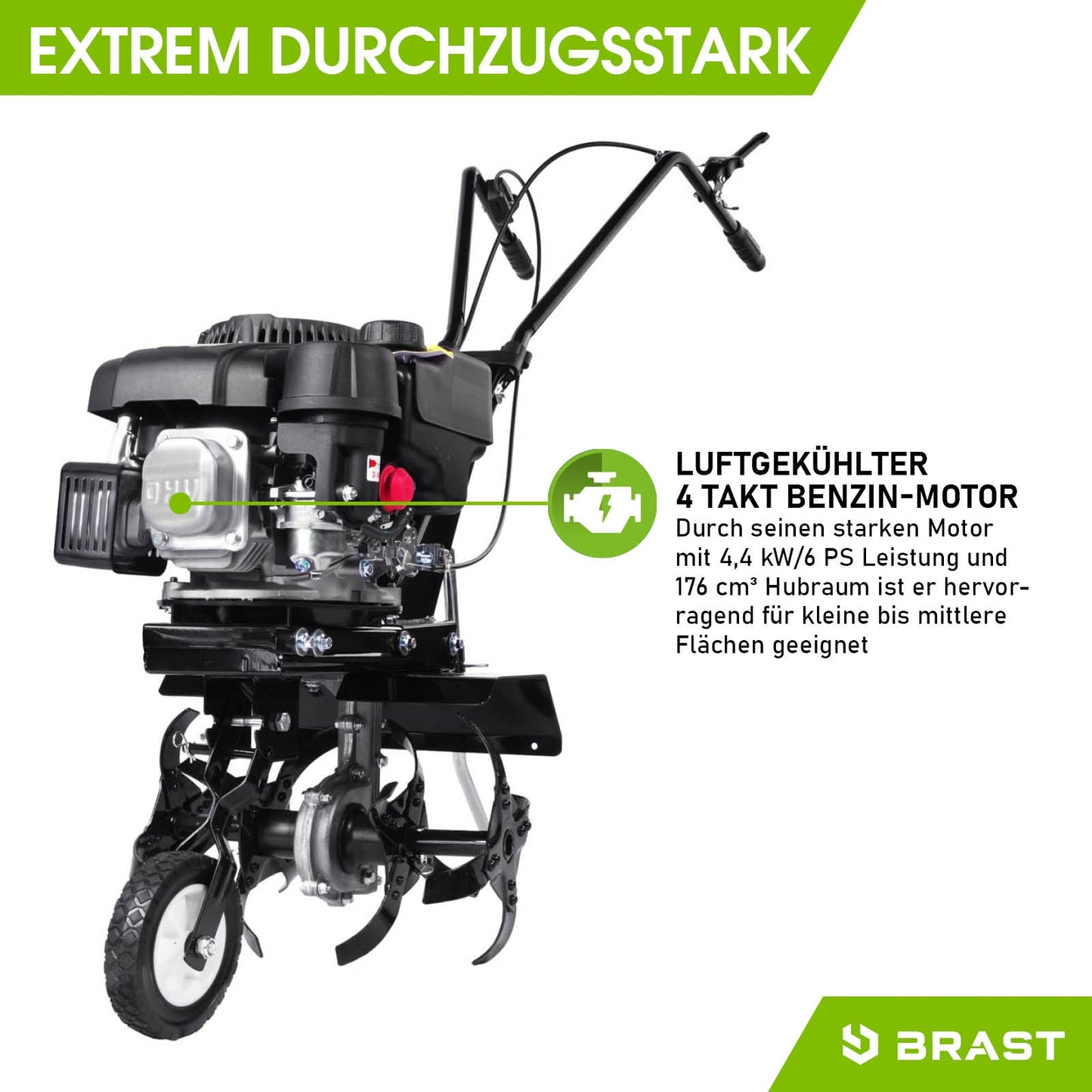 BRAST Benzin Motorhacke 5500s
