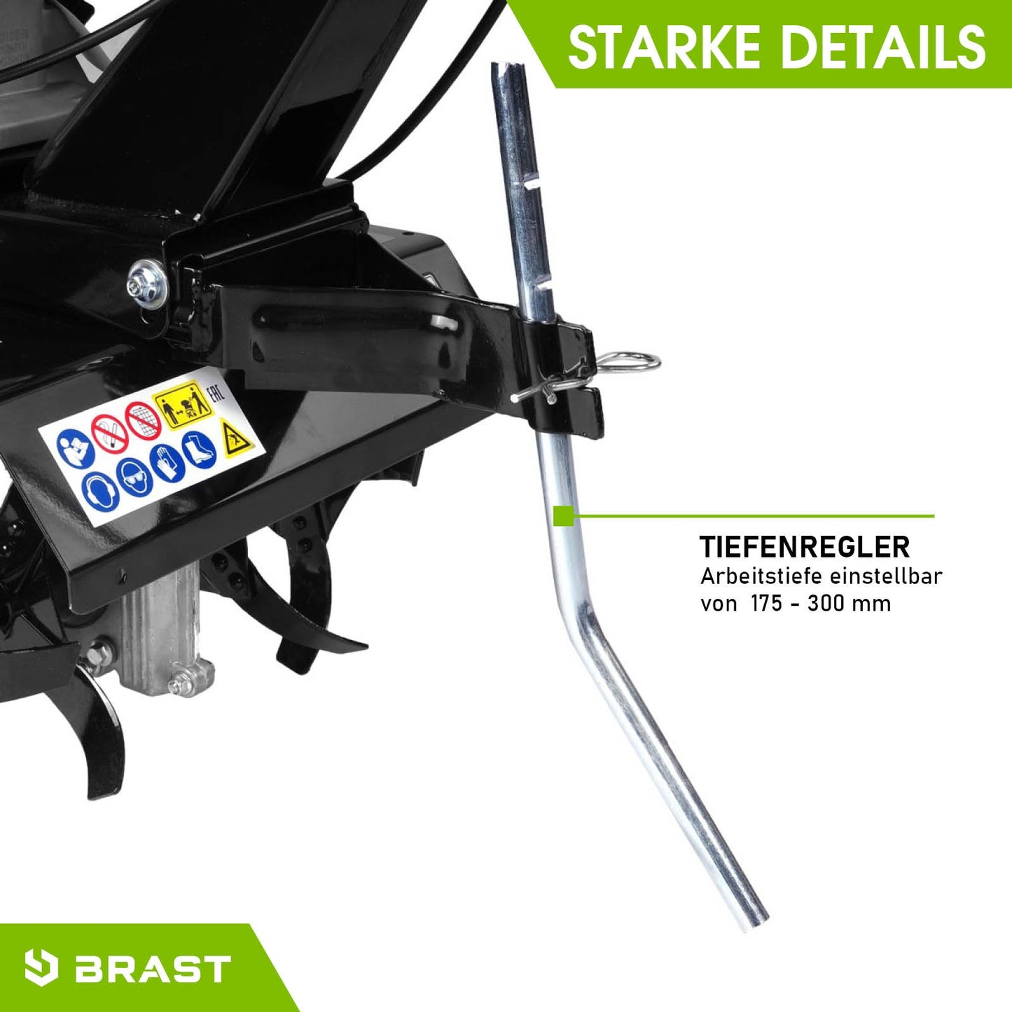 BRAST Benzin Motorhacke 5500s