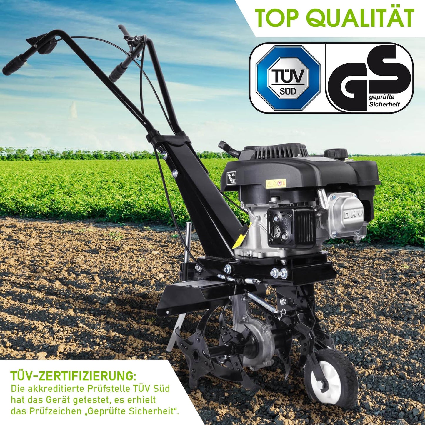 BRAST Benzin Motorhacke 5500s