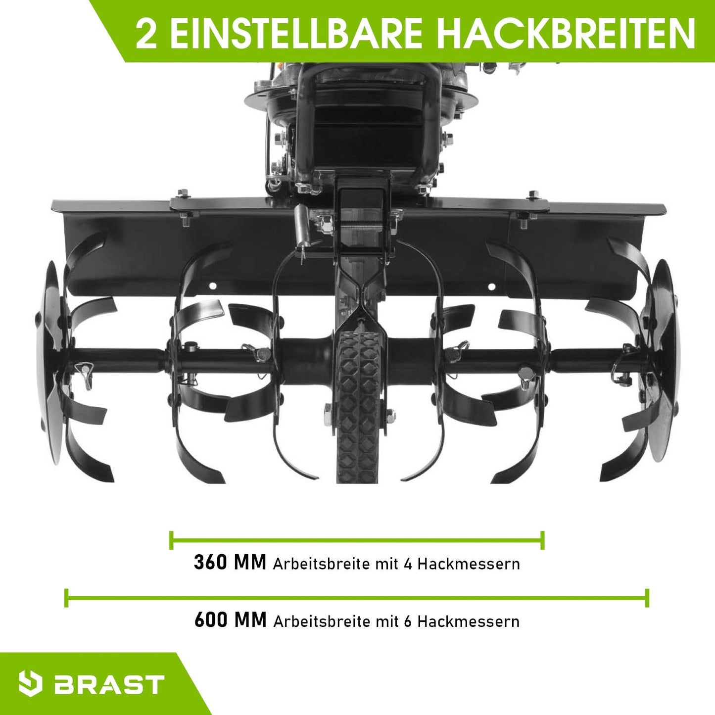BRAST Benzin Motorhacke 5500N