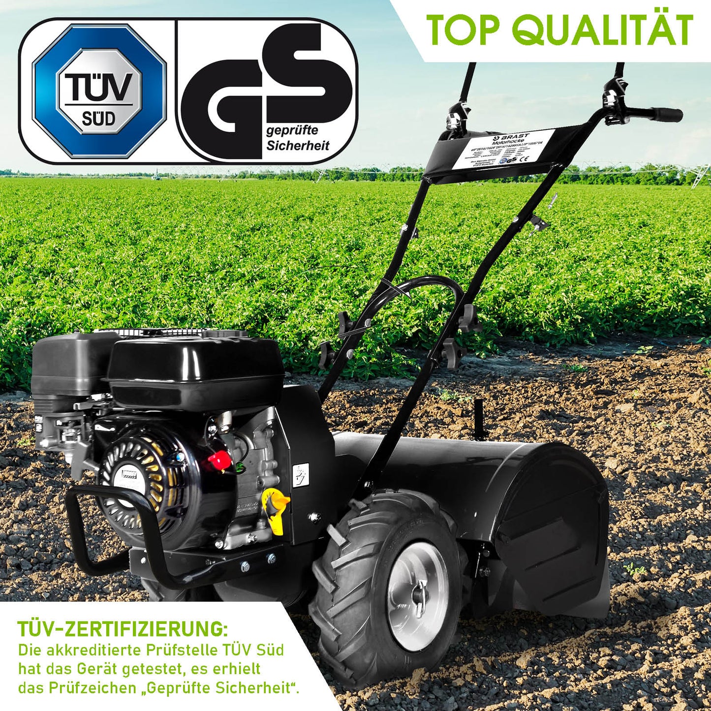 BRAST Benzin Motorhacke 7500 B&S