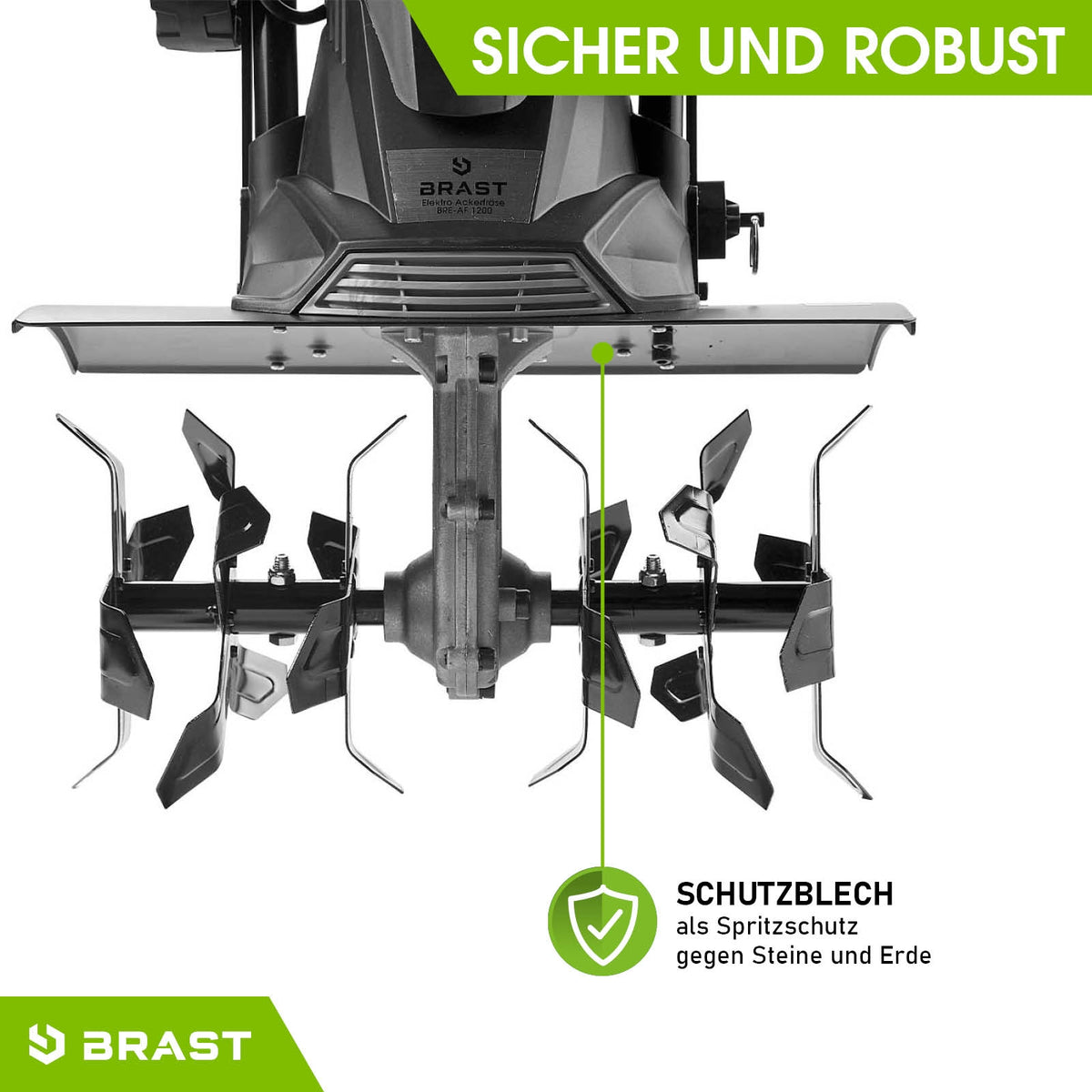 BRAST Elektro Motorhacke 1200
