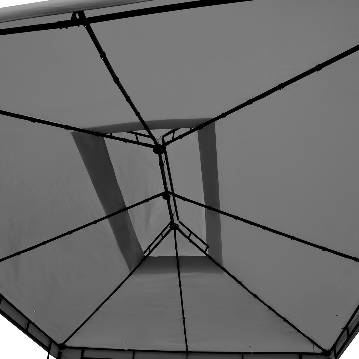 Pavillon Breeze 3x4 m anthrazit inkl. LEDs