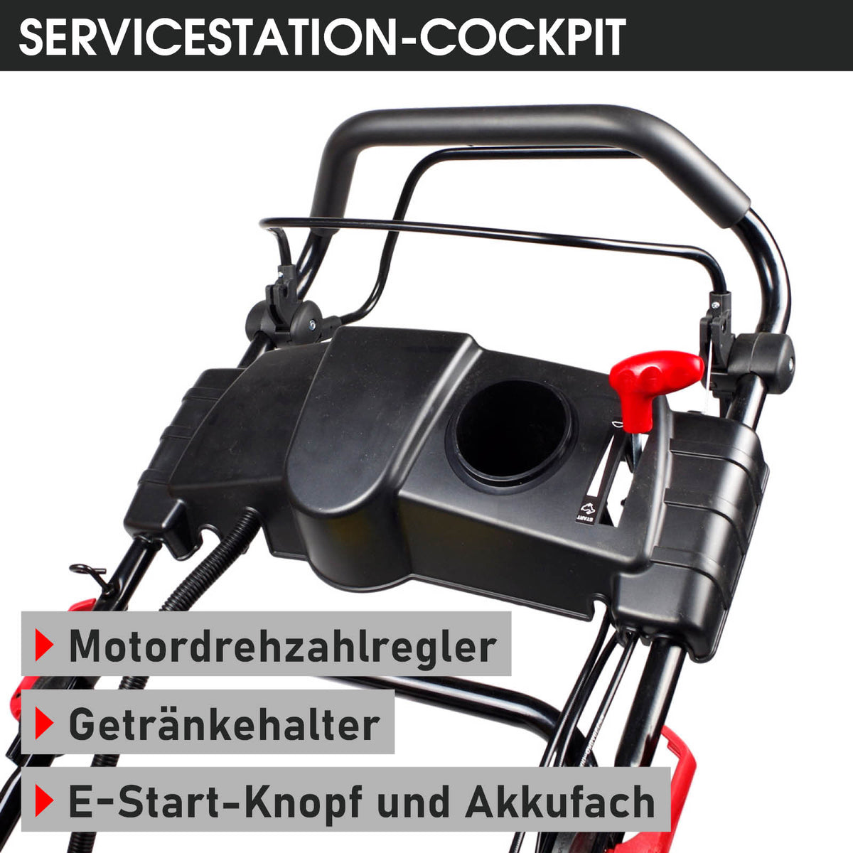 Benzin Rasenmäher 22224 ESTART inkl. Motoröl