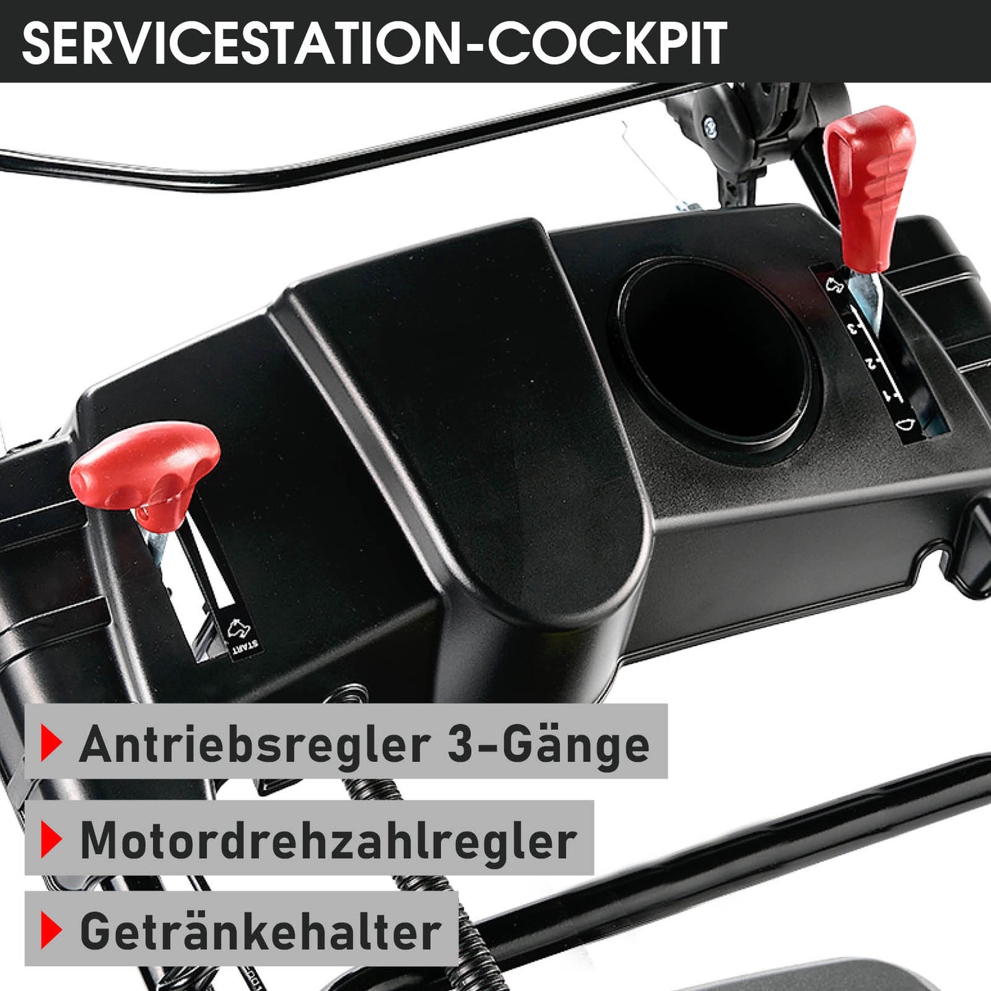 Benzin Rasenmäher 22224 ESTART SPEED inkl. Motoröl