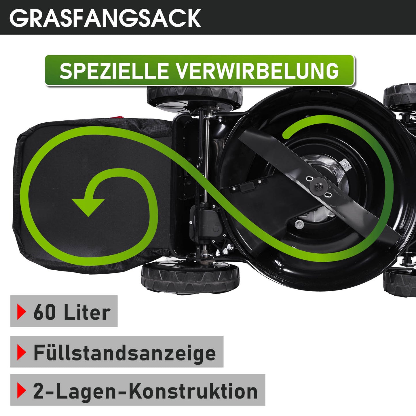 Benzin Rasenmäher 22224 ESTART SPEED inkl. Motoröl
