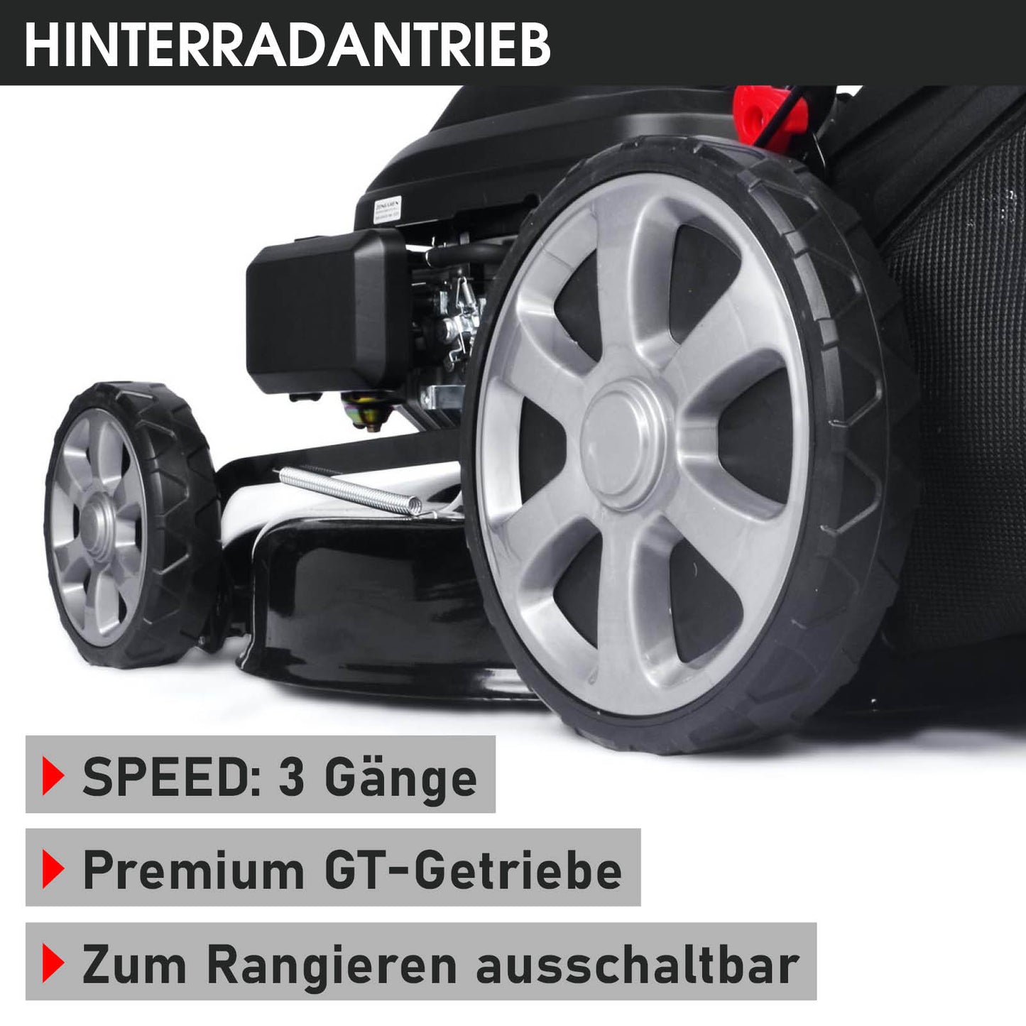 Benzin Rasenmäher 22224 ESTART SPEED inkl. Motoröl