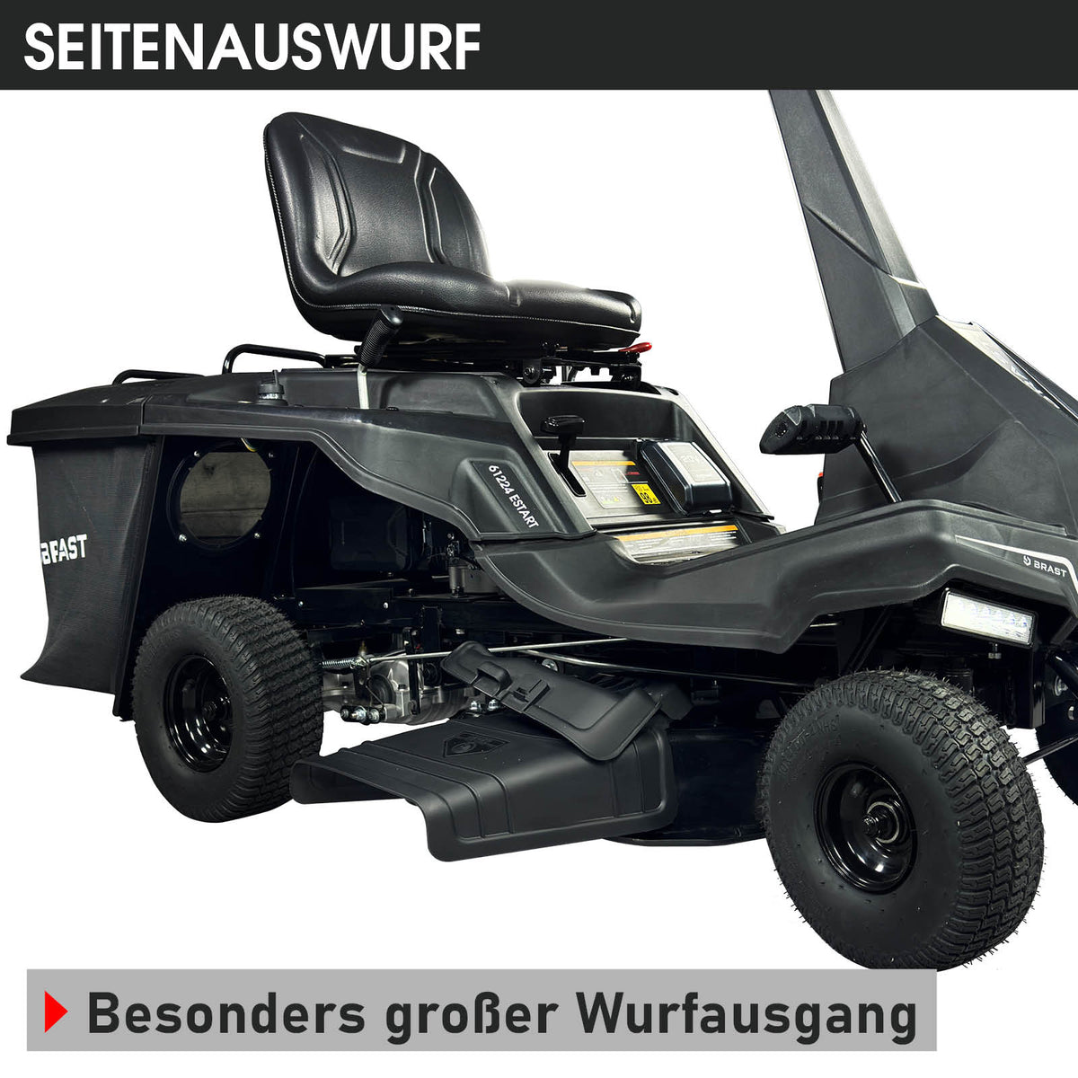 BRAST Benzin Aufsitzmäher 61224 ESTART