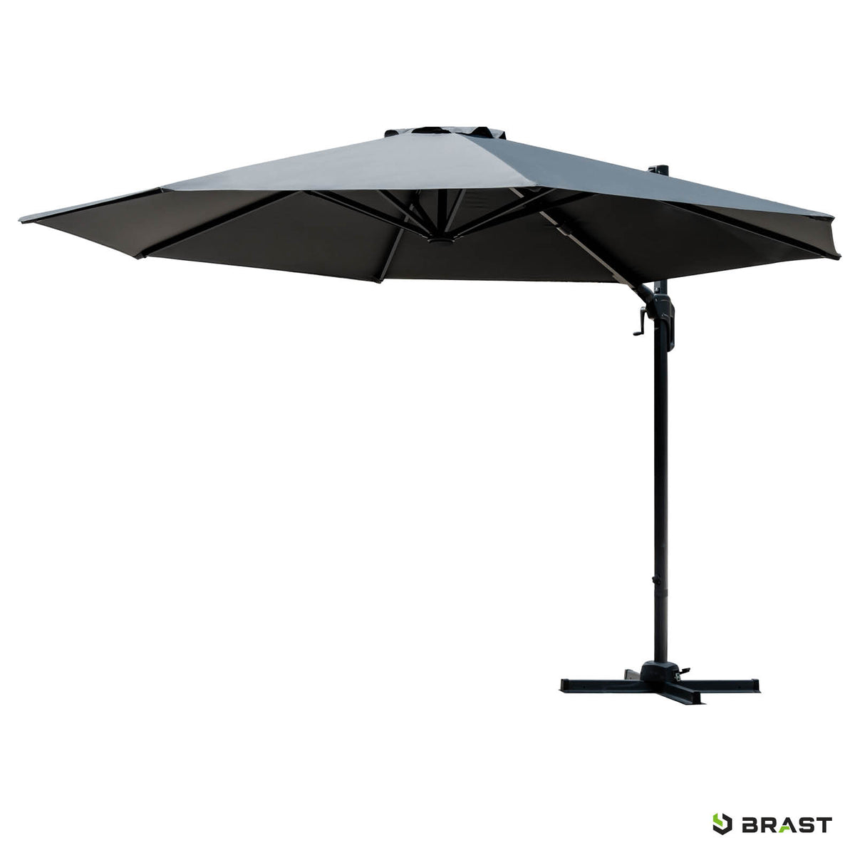 Alu Ampelschirm 300cm grau