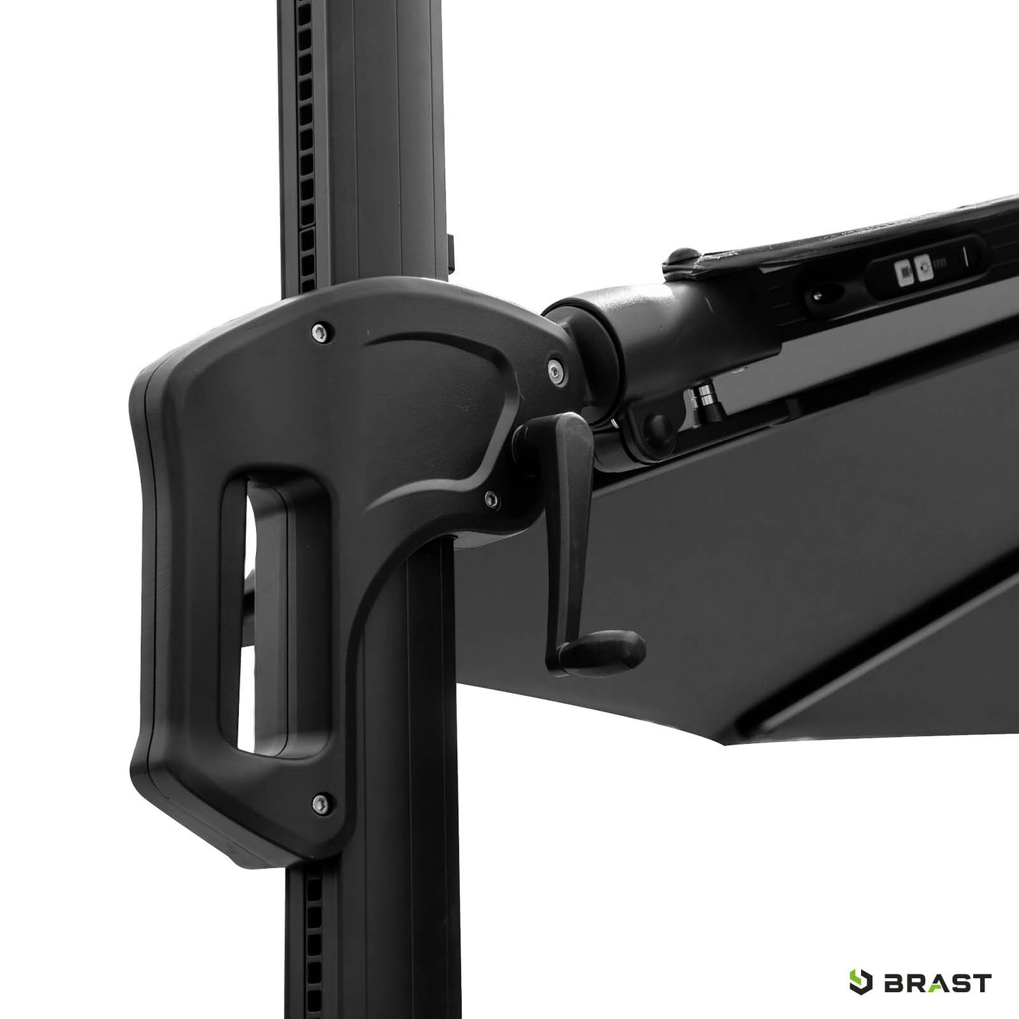 Alu Ampelschirm 360cm grau