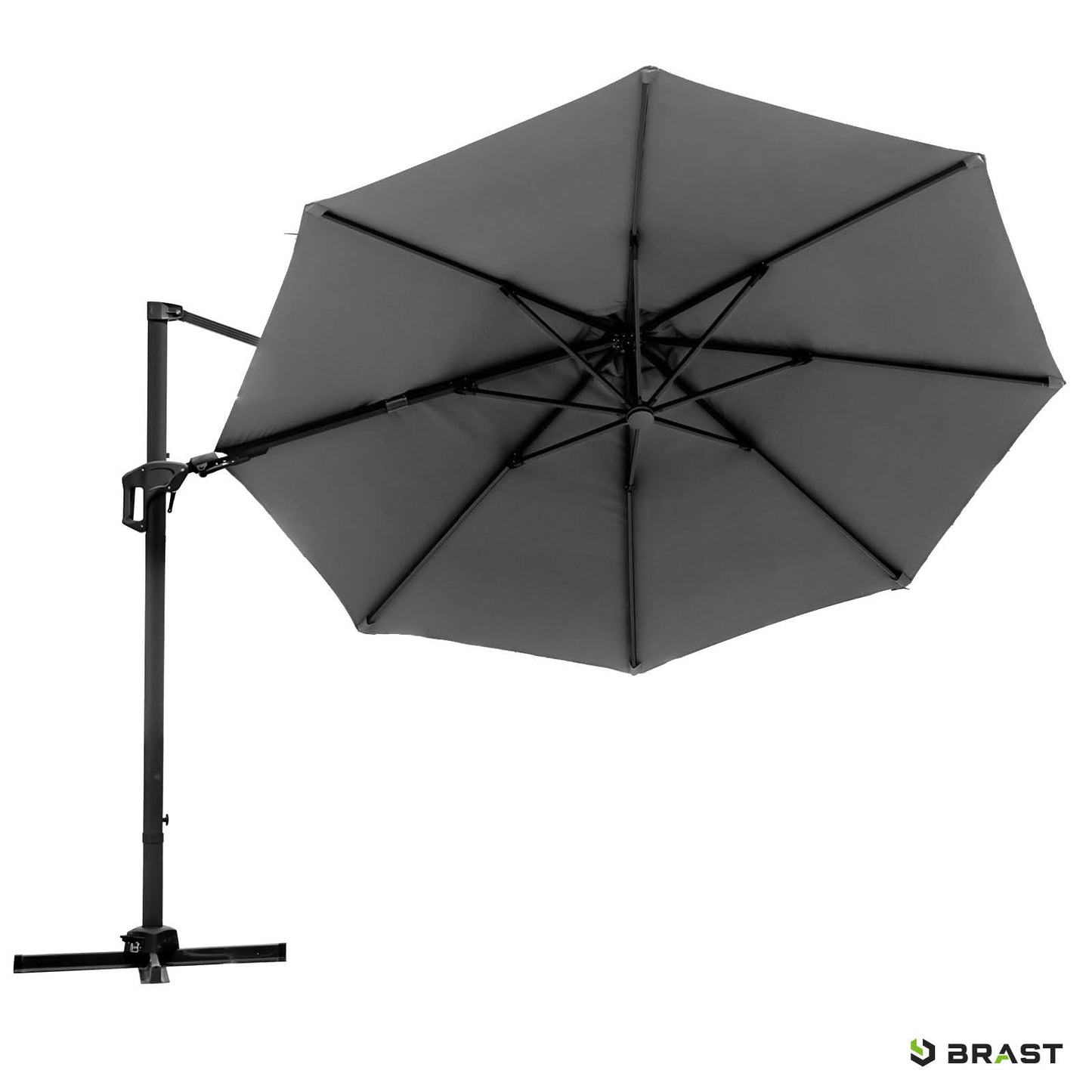 Alu Ampelschirm 360cm grau
