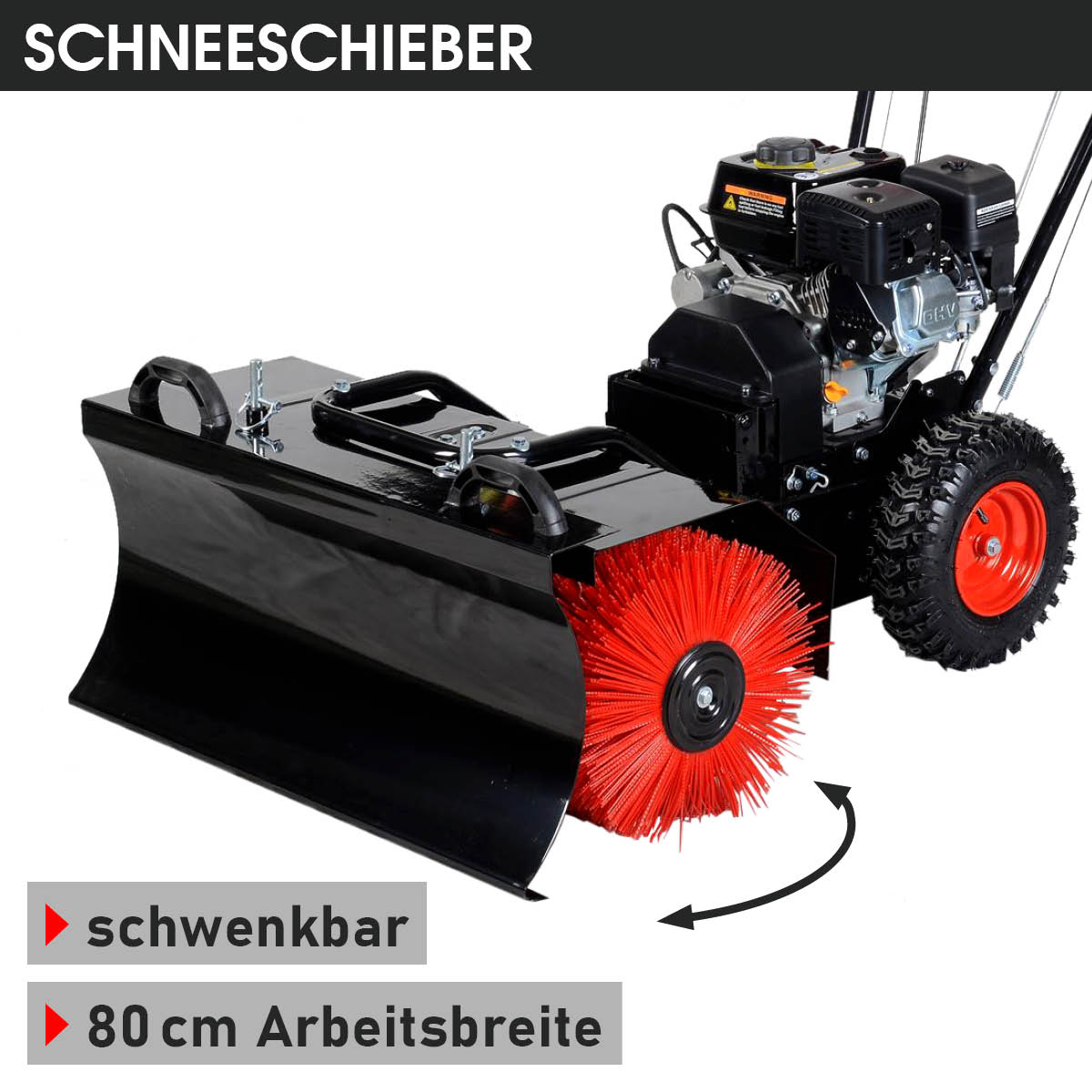 BRAST Benzin Kehrmaschine 3in1 3100 ESTART