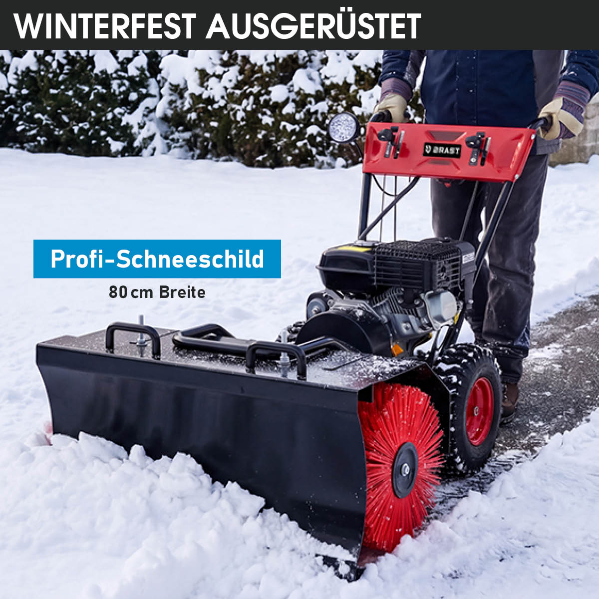 BRAST Benzin Kehrmaschine 3in1 3100 ESTART