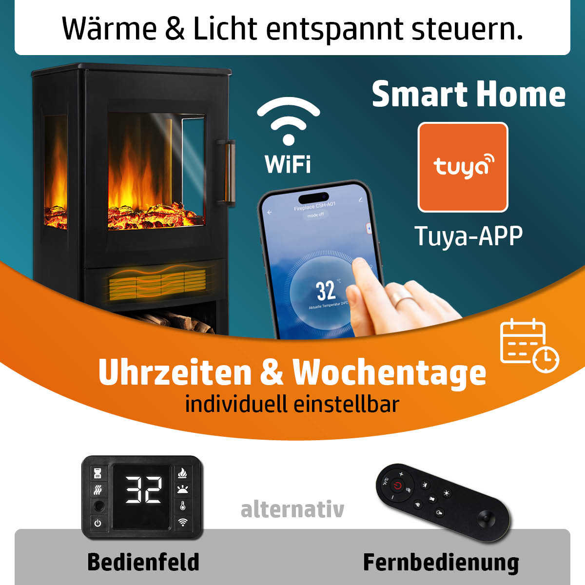 Ambiness Elektrokamin Magnus