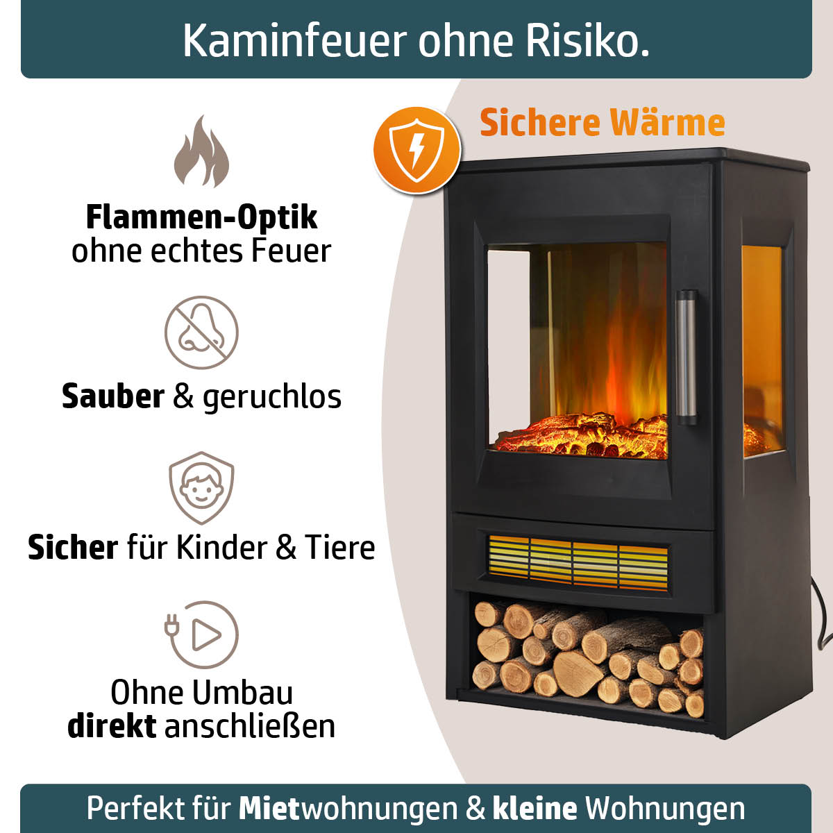 Ambiness Elektrokamin Magnus
