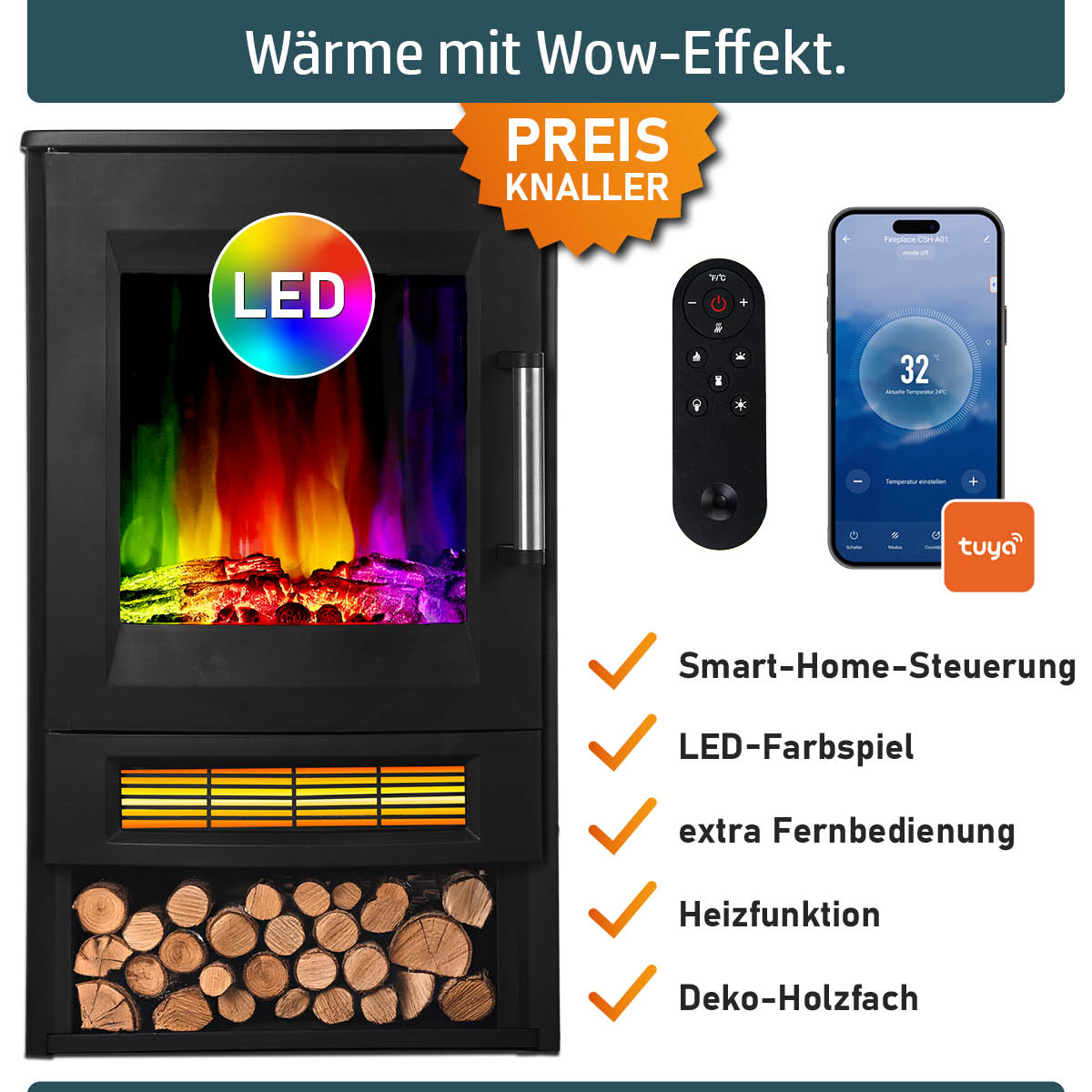 Ambiness Elektrokamin Magnus