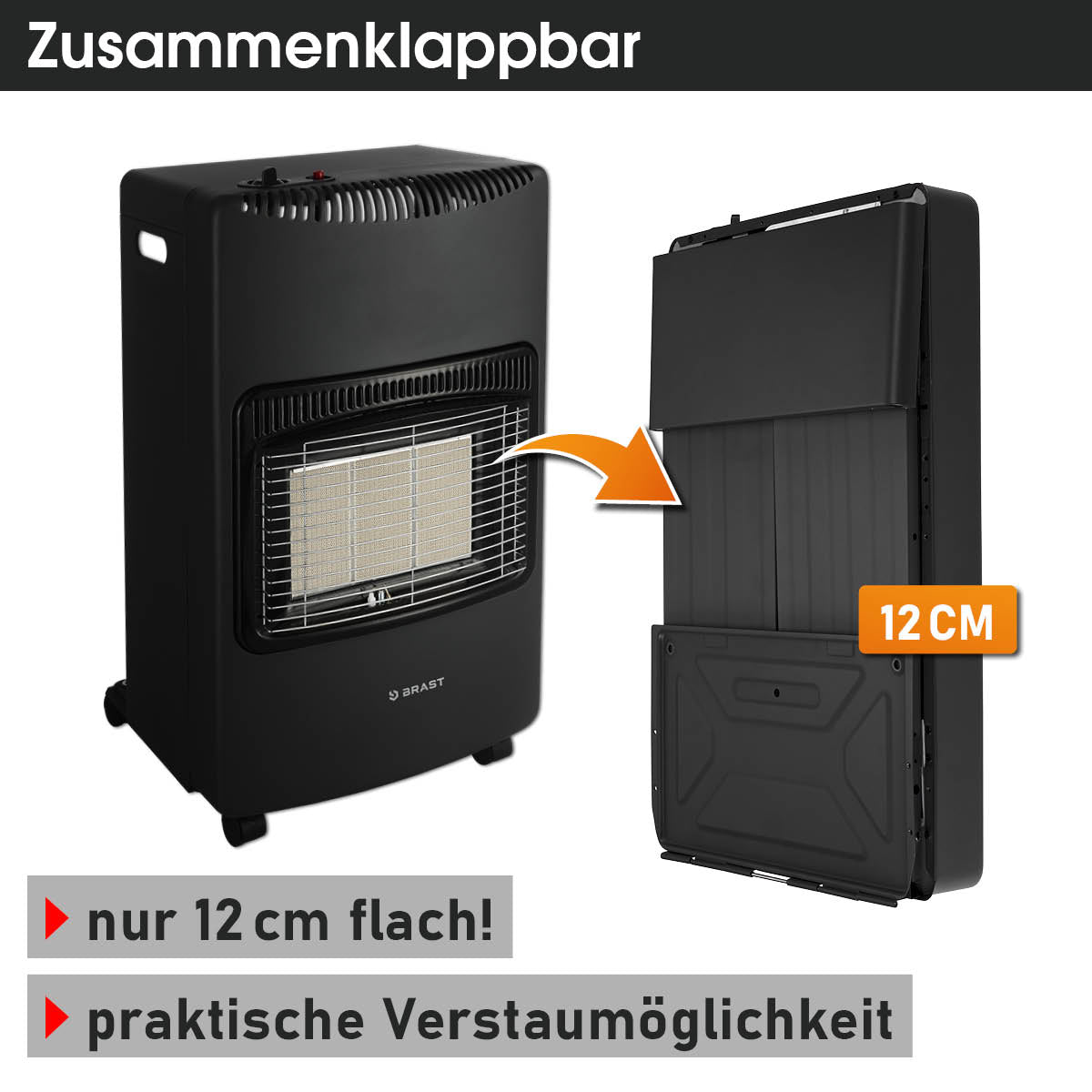 BRAST Keramik Gasheizer VULKAN 4200