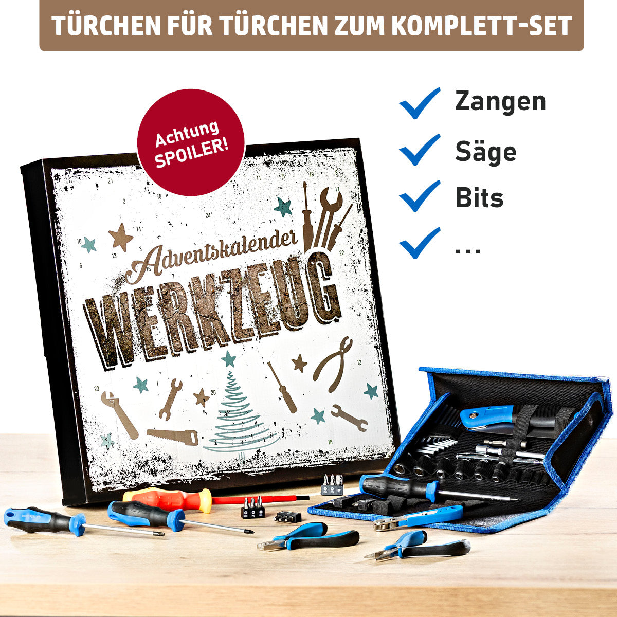 Adventskalender Werkzeug