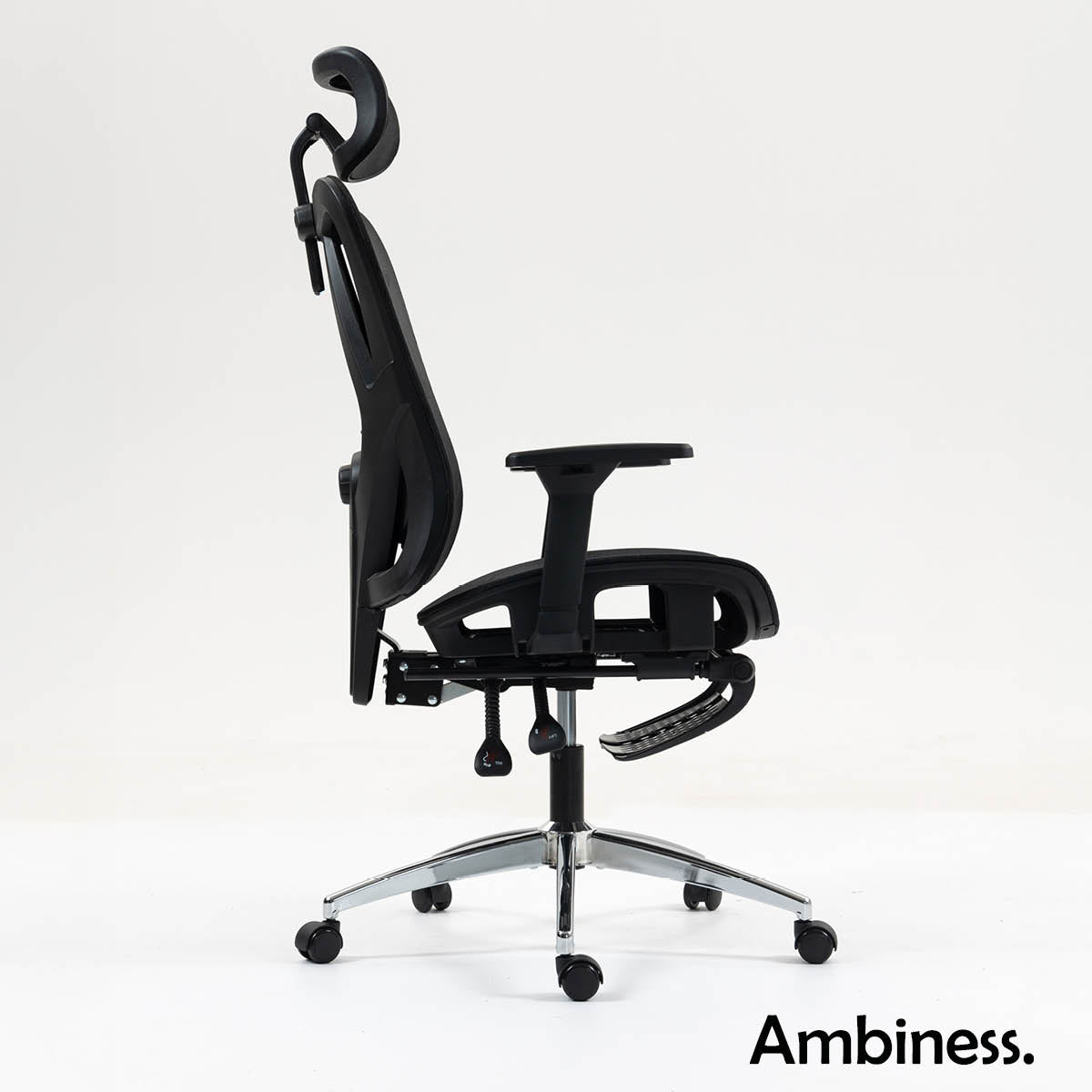 Ambiness Bürostuhl BackPro Mesh chrome