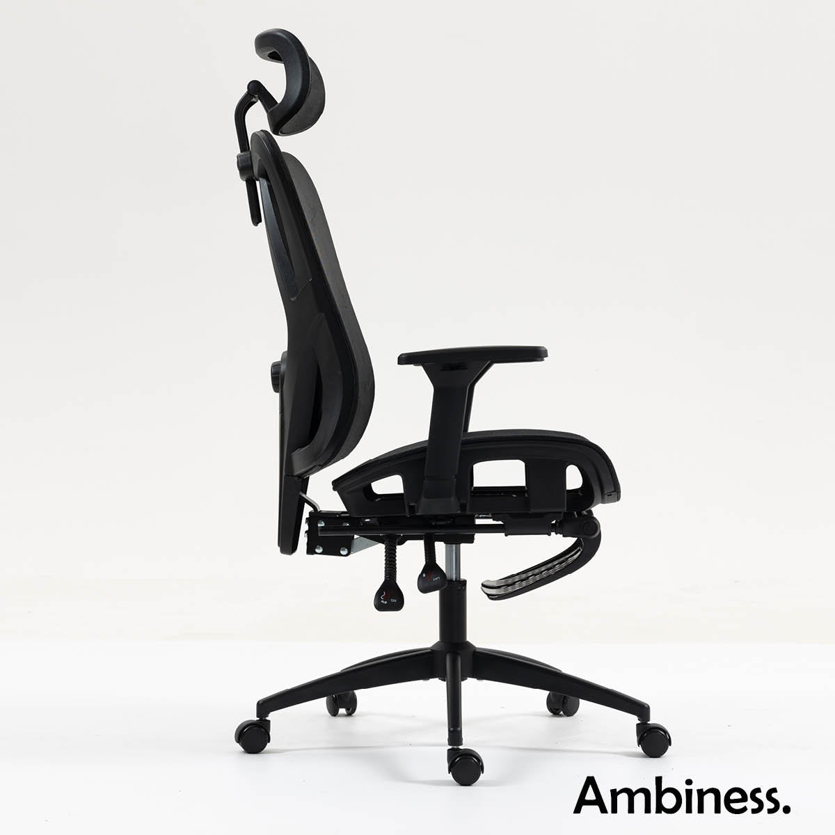 Ambiness Bürostuhl BackPro Mesh schwarz