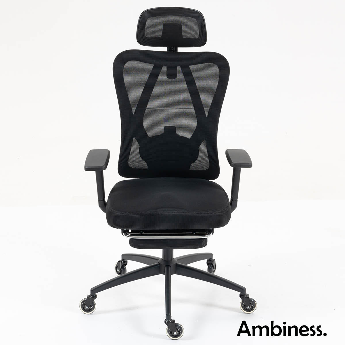 Ambiness Bürostuhl BackPro Polster schwarz