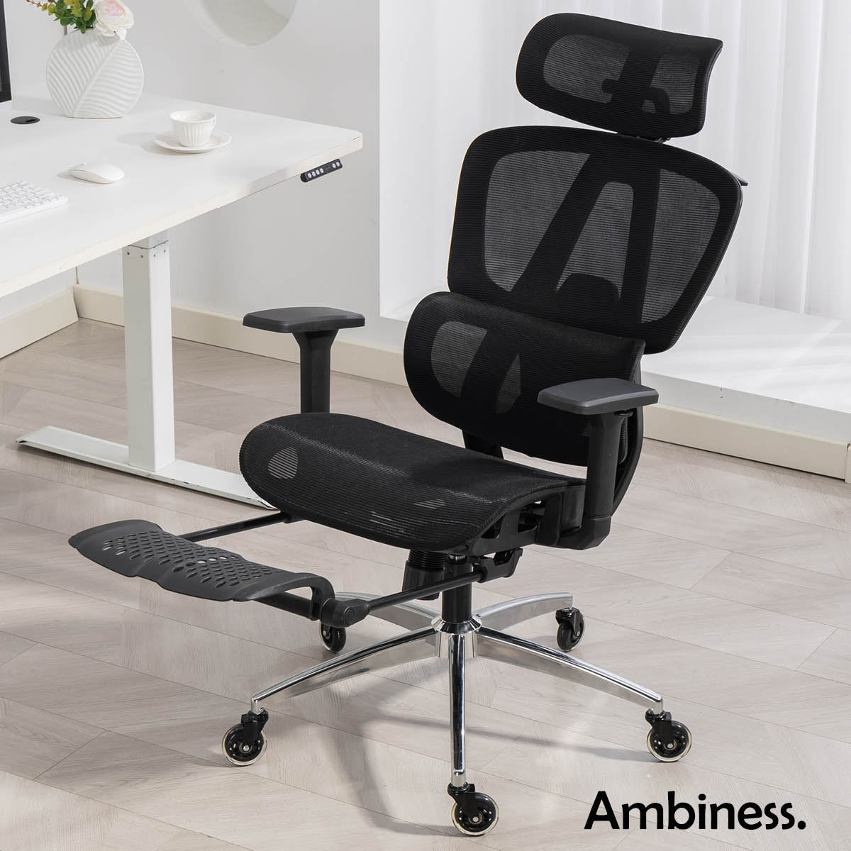 Ambiness Bürostuhl Master FX Polster chrome