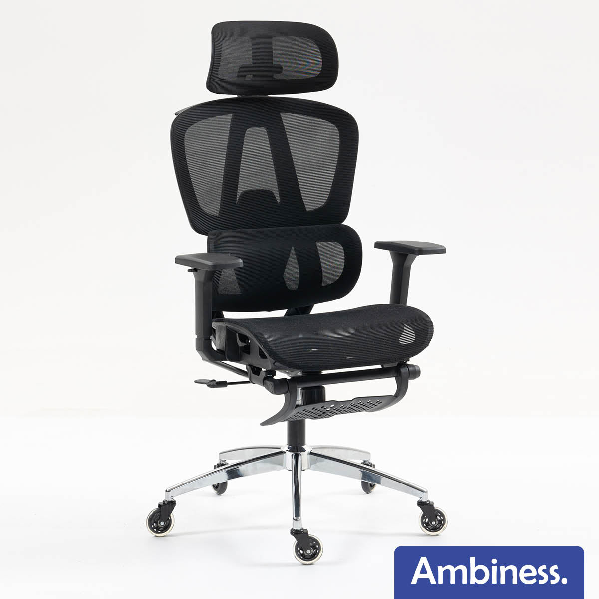 Ambiness Bürostuhl Master FX Polster chrome