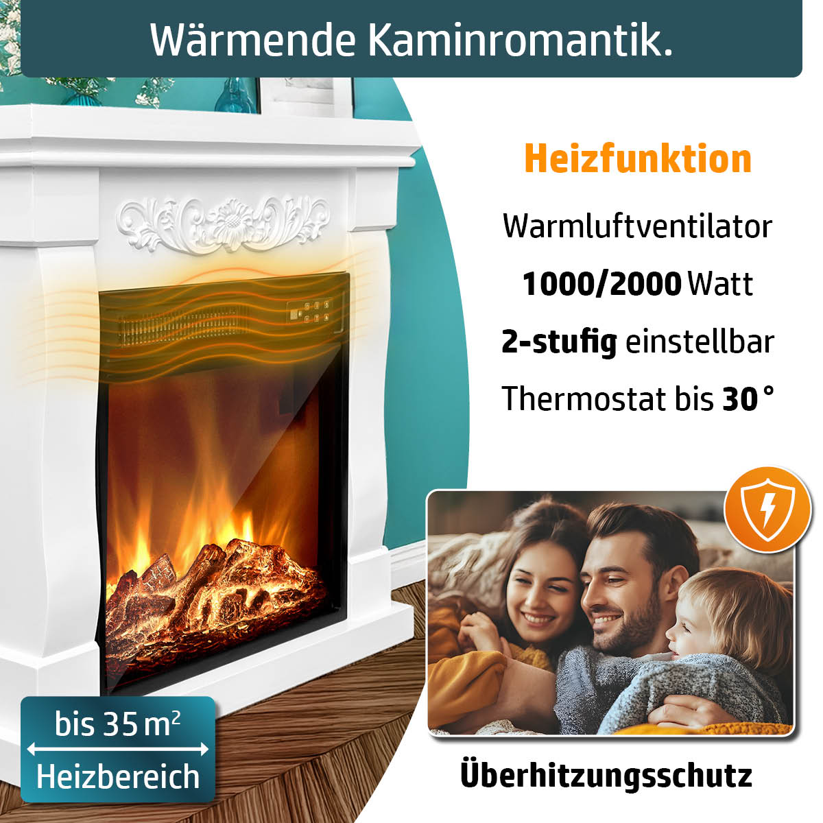 Ambiness Elektrokamin Fiona