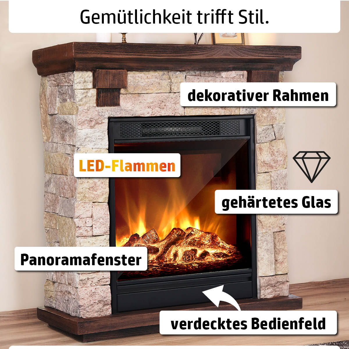 Ambiness Elektrokamin Terrano