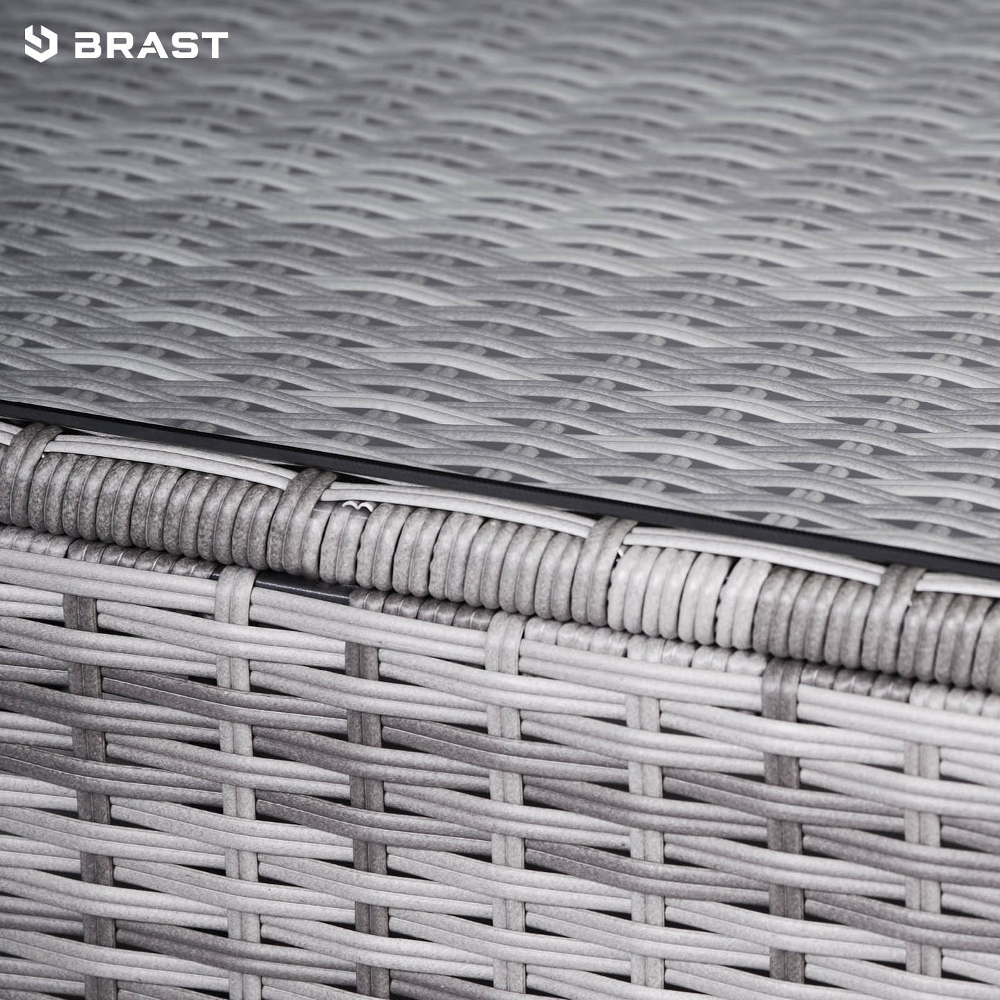 Polyrattan Gartenmöbelset SUNSHINE grau