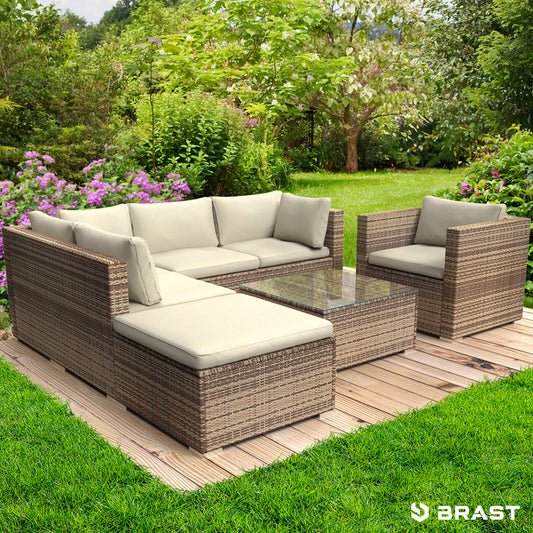 Polyrattan Gartenmöbelset COSY braun
