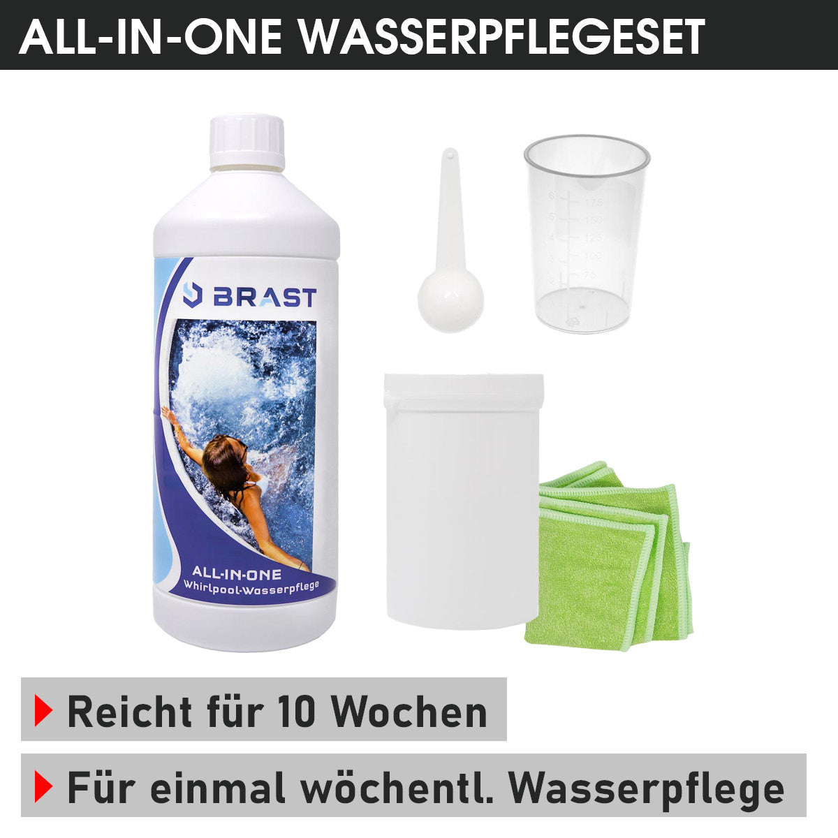 BRAST Mspa Whirlpool OSLO PLUS XL Maxi Set 6 Personen
