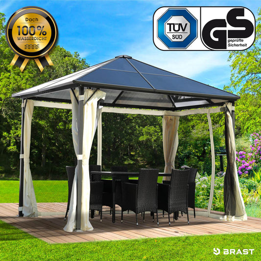 Alu-Pavillon Summerdream 3x3m beige