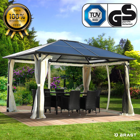 Alu-Pavillon Summerdream 3x4m beige