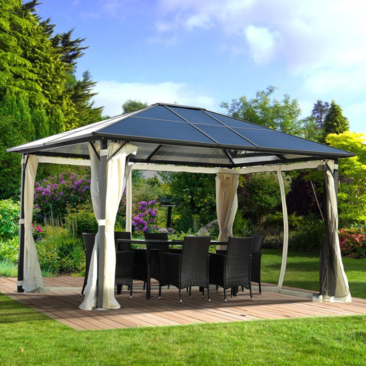 Alu Pavillon SUMMERTIME 3x4m inkl. Moskitonetz