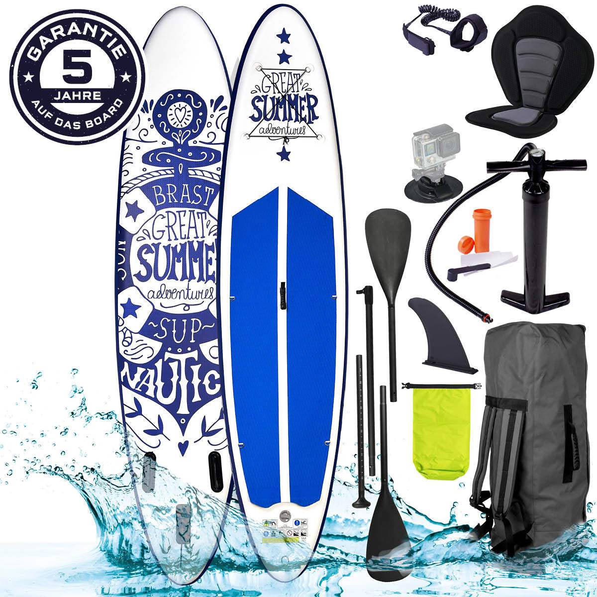 SUP Board aufblasbar SUMMER 320 white